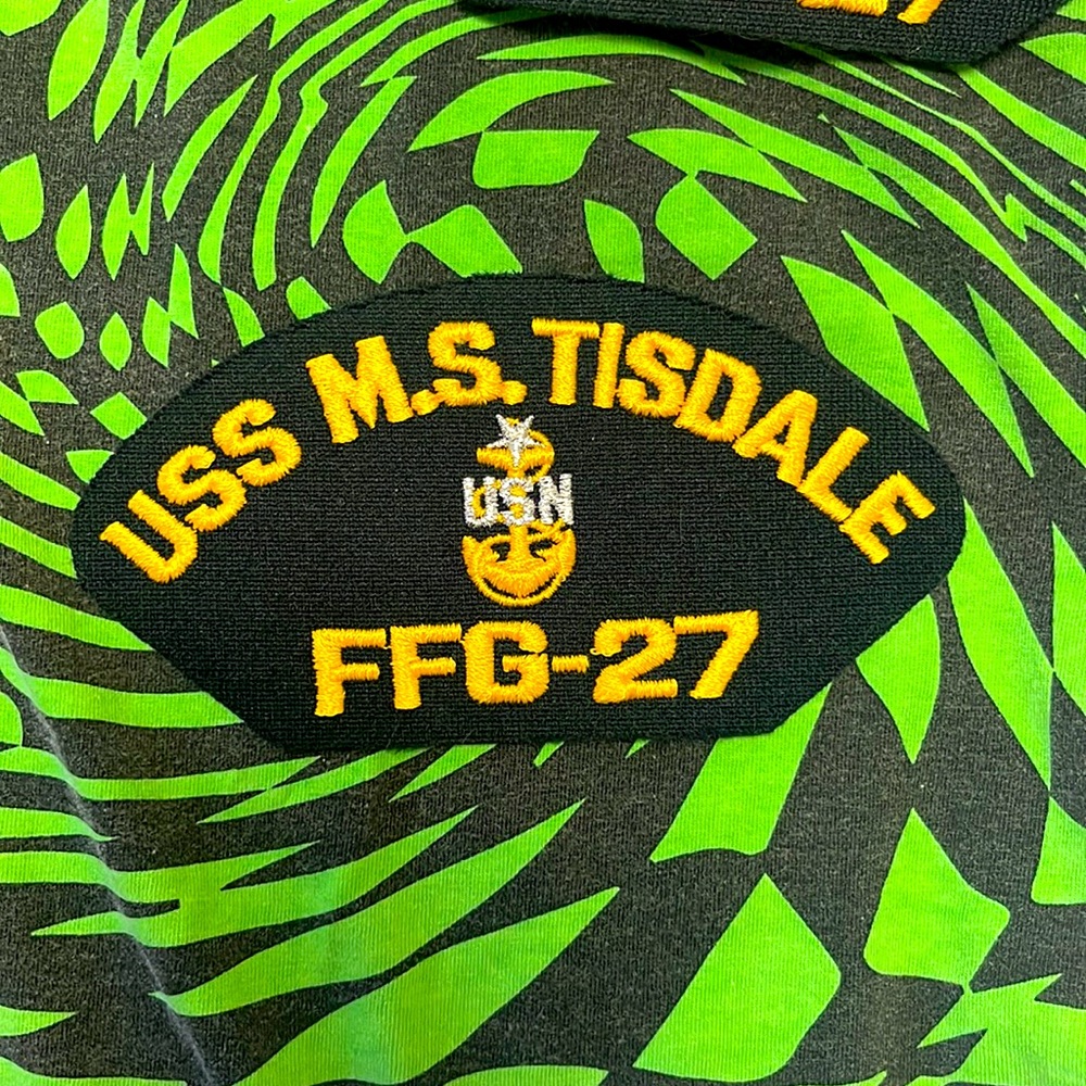 USS M.S. TISDALE USN FFG-27 embroidered patch